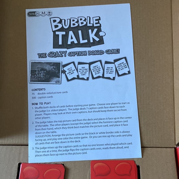 Bubble Talk - The Crazy Caption Board Game - Picture 4 of 4